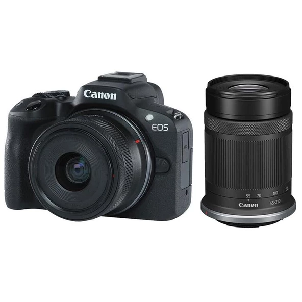 Canon EOS R50 RF-S 18-45mm + 55-210mm Lens Kit