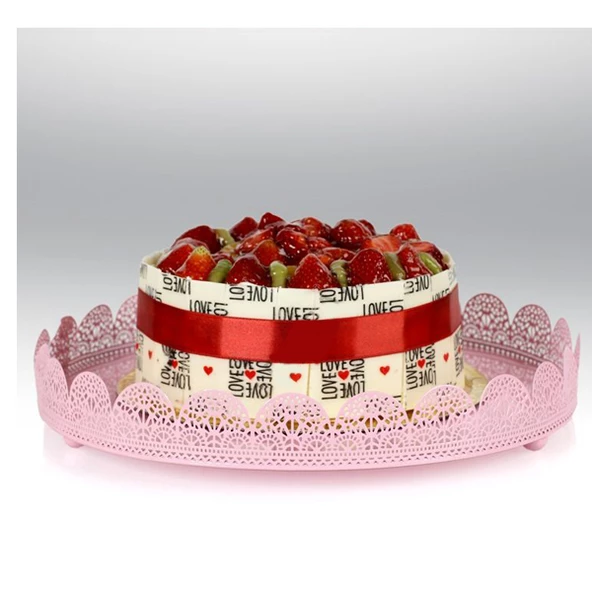 Metal Cupcake Standı Pembe Kek Standı - 2