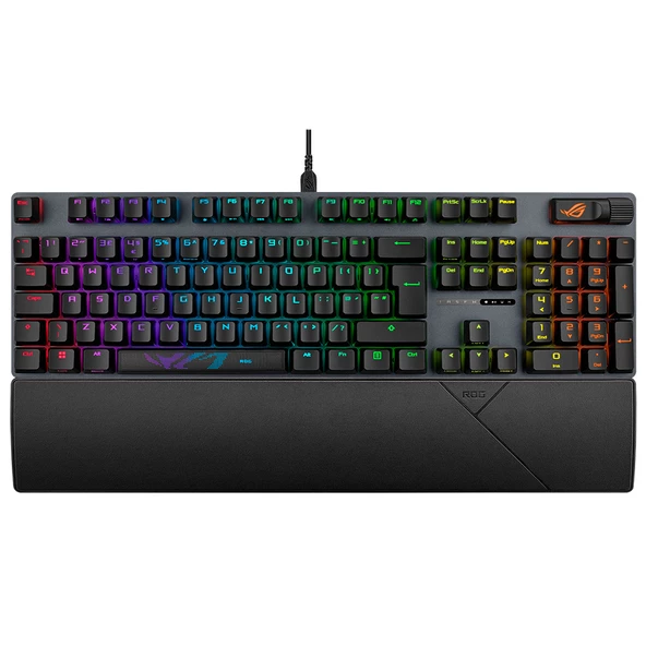 ASUS ROG Strix Scope II RGB Kablolu Mekanik NX Snow Red Switch Türkçe Q Gaming Klavye