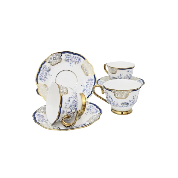 Sudedi Home Timeo Teresa 6 Kişilik Kahve Fincan Takımı - 90 ml HXF-065566 - 3