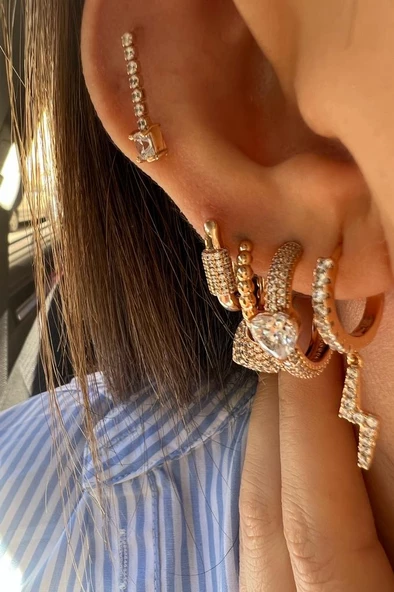 BERİTA KÜPE ( ALTIN KAPLAMA ) - Resim 3