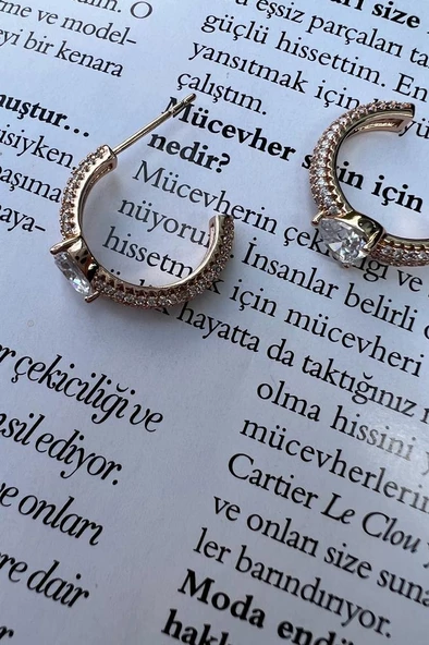 BERİTA KÜPE ( ALTIN KAPLAMA ) - Resim 2