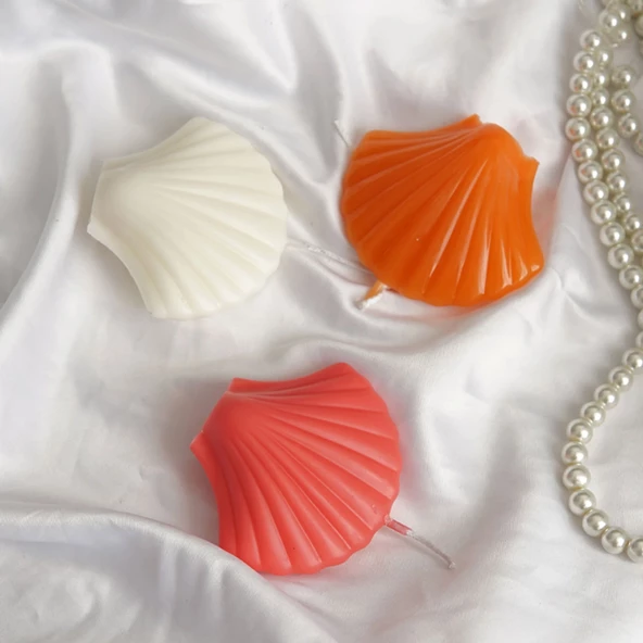Poli Karbon Sert Plastik Shell Mum Kalıbı Küçük Boy 9,3X7,1 CM - 5