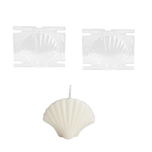 Poli Karbon Sert Plastik Shell Mum Kalıbı Küçük Boy 9,3X7,1 CM