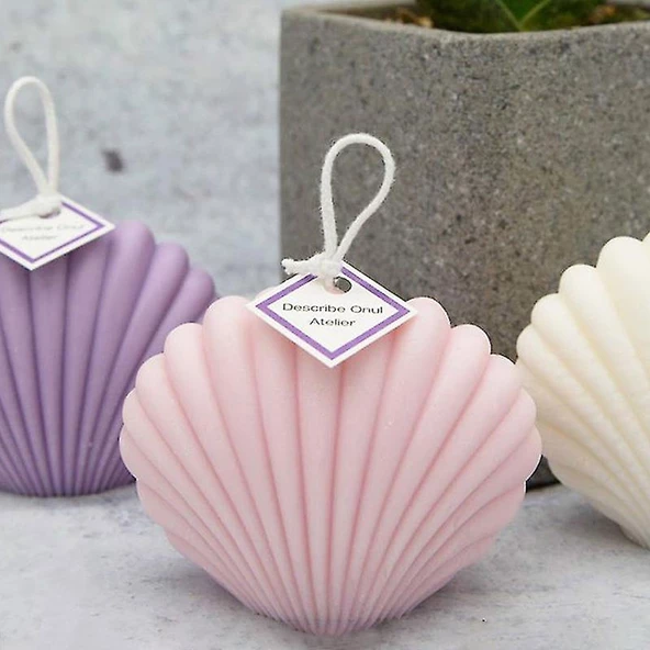 Poli Karbon Sert Plastik Shell Mum Kalıbı Küçük Boy 9,3X7,1 CM - 2
