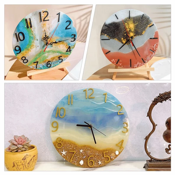 Epoksi Silikon Kalıp Saat Rakamları Seti - Resim 3