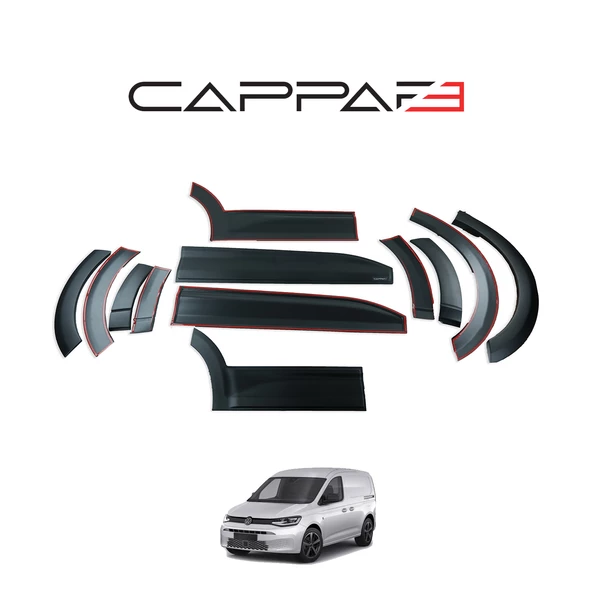 CADDY 2021 20222 2023 2024 12 PARÇA ARACA ÖZEL DODİK KAPLAMA CAPPAFE - 3
