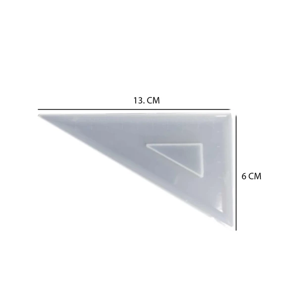 Epoksi Silikon Kalıp Gönye Cetvel Kalıbı 13 CM - Resim 3