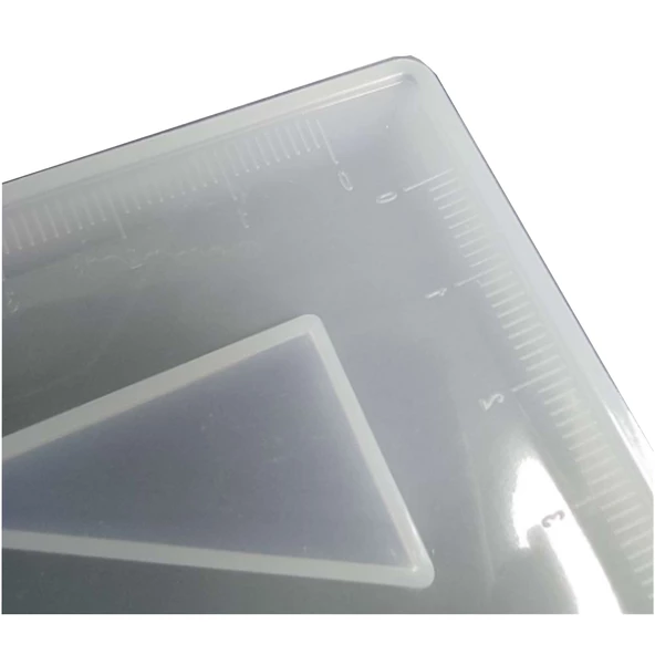 Epoksi Silikon Kalıp Gönye Cetvel Kalıbı 13 CM - Resim 2