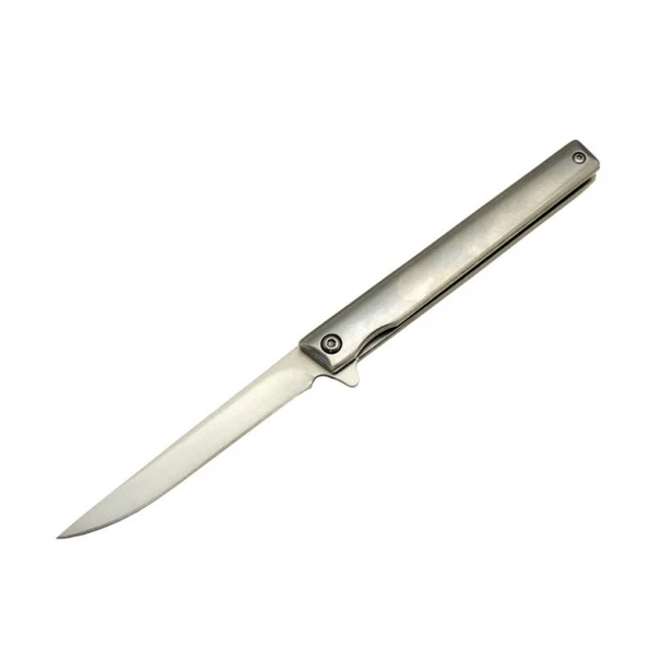 MM3 Metal 19,5 cm Kamp / Outdoor Çakı  - Yarı Otomatik, Kemerlikli