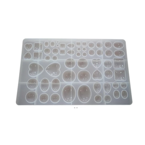 Epoksi Silikon Kalıp Çoklu Kolye Küpe Bileklik Takı Kalıbı 58 li - 3