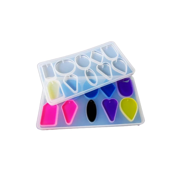 Çoklu Kolye Ve Reçina Epoksi Kalıbı  10 lu Model E185 ürün görseli