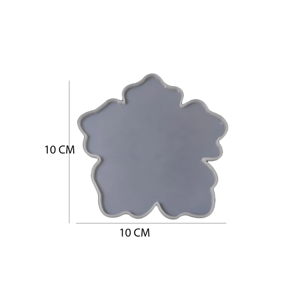 Epoksi Silikon Kalıp  Yaprak Bardak  Altlığı 10 CM - 2