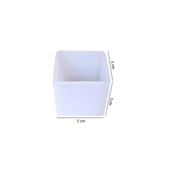 Epoksi Silikon Kalıp Küp Modeli 5X5X5 CM - 3
