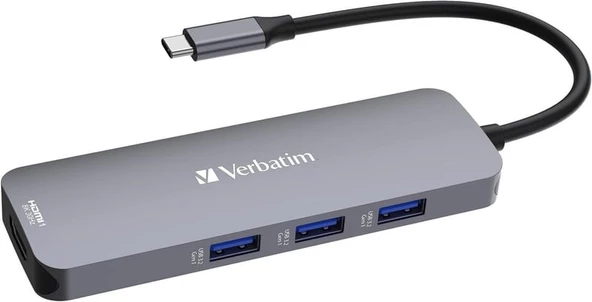 VERBATIM 32151 USB-C PRO 8 PORT HUB CMH-08