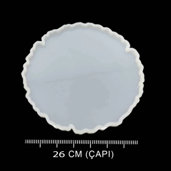 Epoksi Silikon Güneş Tepsi Kalıbı 26 CM - 2