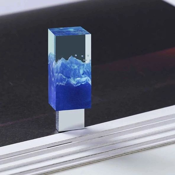 Epoksi Reçine Silikon Usb  Kalıbı 4 lü Model - 4