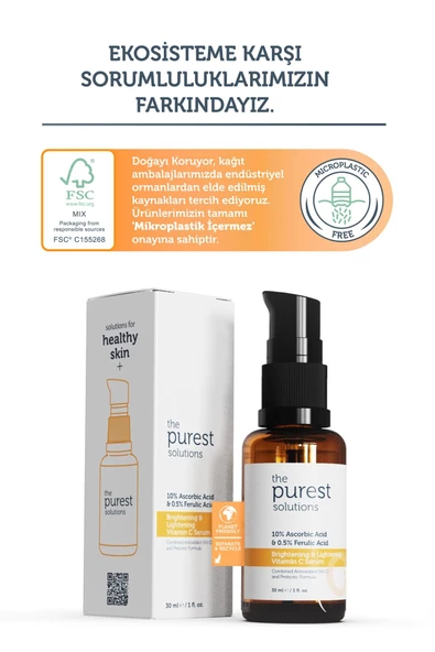 The Purest Solutions Brightening & Lightening Vitamin C Serum - 5