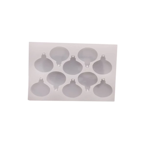 Epoksi Reçine Silikon Kalıp Çoklu Bal Kabağı Kalıbı Seri Döküm Kalıbı 4 CM 10 Lu