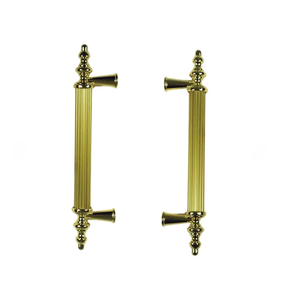 Kulp Silindir Çizgili  Zamak Kulp  Model 14 CM (2 Adet)  Gold - 3