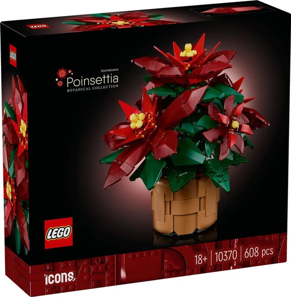 LEGO Icons 10370 Poinsettia - 1
