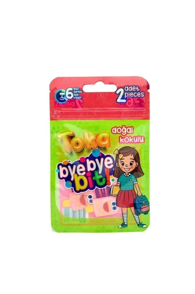 bye bye Yeni Nesil Doğal Kokulu Çıt Çıt Bit Tokası 2 Li - 4