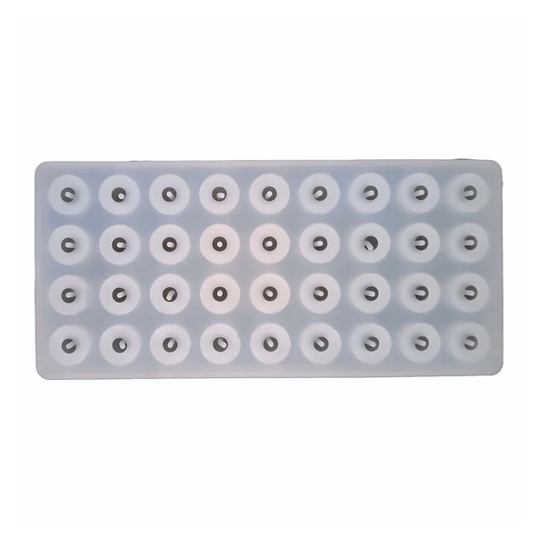 Epoksi Silikon Tesbih Kalıbı 36 Lı 10 MM Boncuk Silikon Kalıp - 6