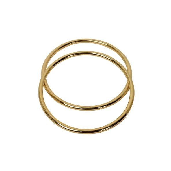 Metal Halka Çanta Halkası 7 CM (25 Adet)  Gold - 2