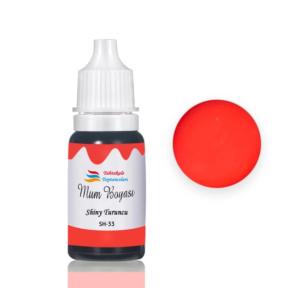 Mum Boyası Sıvı Pigment Boya 20 ML  Shiny Turuncu - SH33