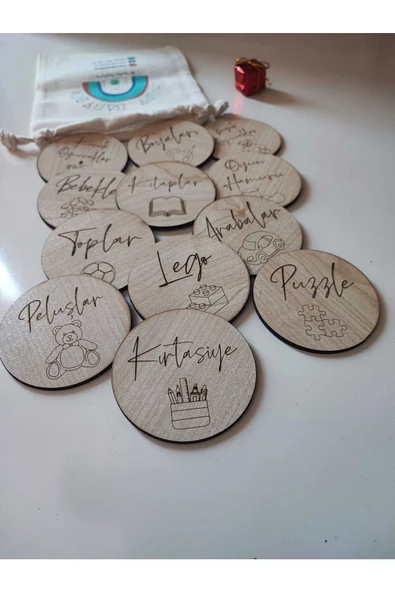 figürlü klasik dolap etiket seti - 3