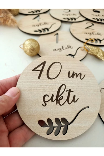 Yaprak Modelli Türkçe Anı Kartı - 4