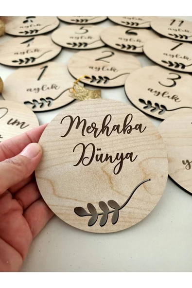 Yaprak Modelli Türkçe Anı Kartı - 3