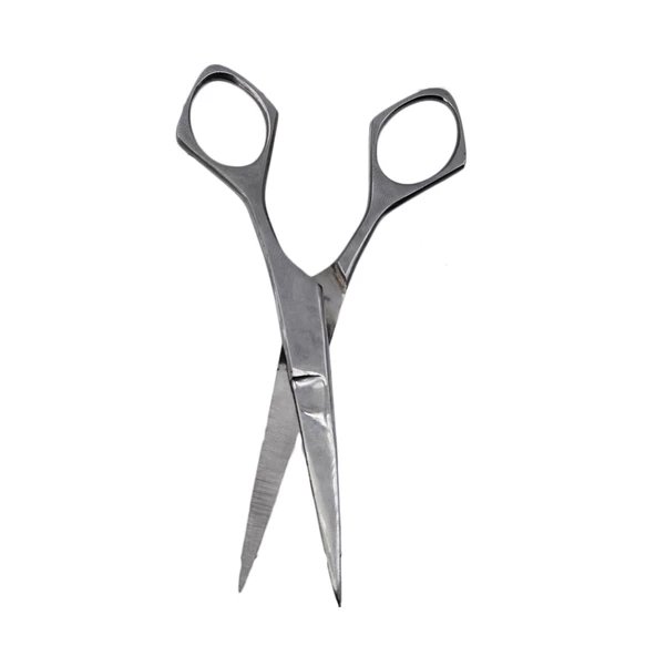 Metal Makas Sade Lüx Model Söz Nişan Makası  Gümüş