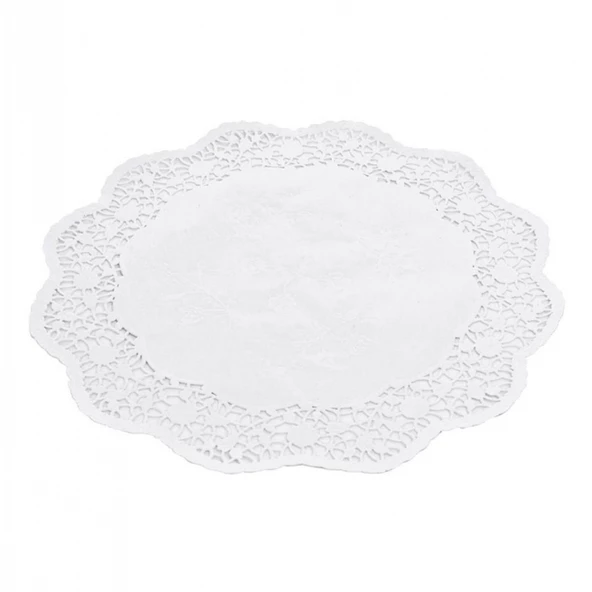 Dolphin Kağıt Bardak Altlığı Yuvarlak Dantel 12 CM (500 Adet)