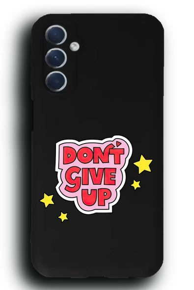 Galaxy M34 5G Uyumlu Lansman Telefon Kılıfı "Pembe Aşko Don't give up Pes Etme"