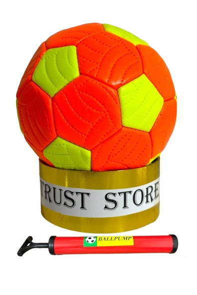 Hentbol Topu Dikişli No 2 Şişirme pompası hediyeli - 2