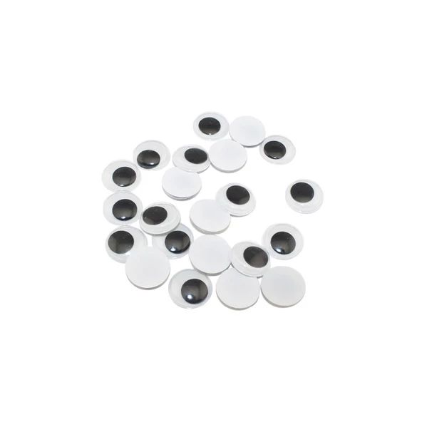 Oynar Plastik Göz Oyuncak Göz 15 MM (1000 Adet) - 1