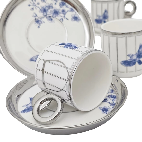 Sudedi Home Savannah 6 Kişilik Kahve Fincanı Takımı - 90 ml HXF-0125172 - 2