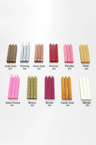 Mum Mühürü Uygulama Seti Kendin Yap Mühür Seti M3CSET11 - Resim 5