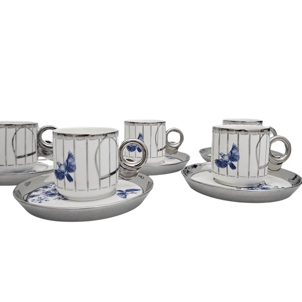 Sudedi Home Savannah 6 Kişilik Kahve Fincanı Takımı - 90 ml HXF-0125172 - 3