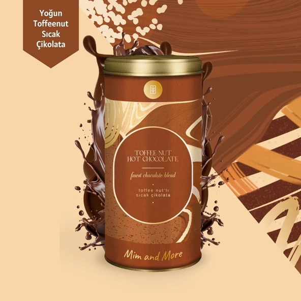 Toffee Nut Sıcak Çikolata Toffee Nut Hot Chocolate Tin 200 gr - 2
