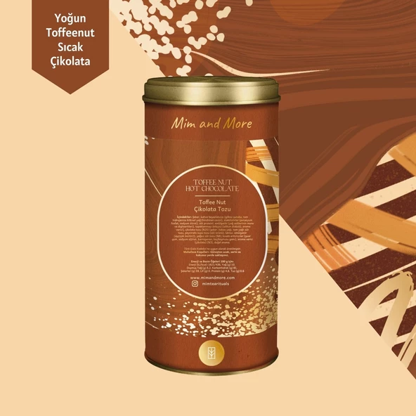Toffee Nut Sıcak Çikolata Toffee Nut Hot Chocolate Tin 200 gr - 3