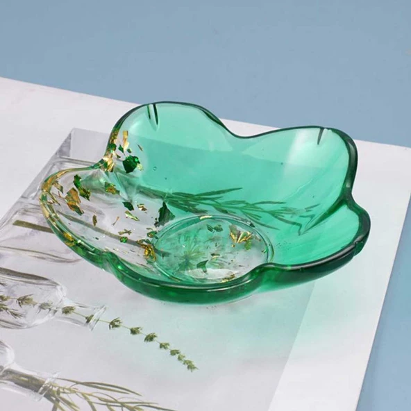 Epoksi Silikon Kalıp Çay Bardağı Tabağı Kalıbı - 2