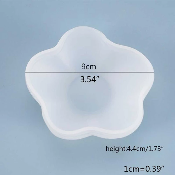 Epoksi Silikon Kalıp  Çay Bardağı Tabağı Kalıbı - 5