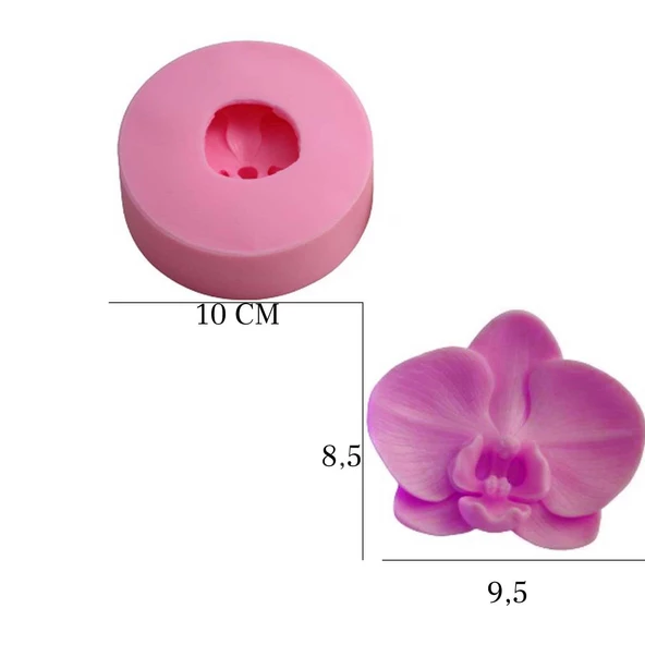 Silikon Orkide Kalıbı Büyük Boy  S56.3 - 2