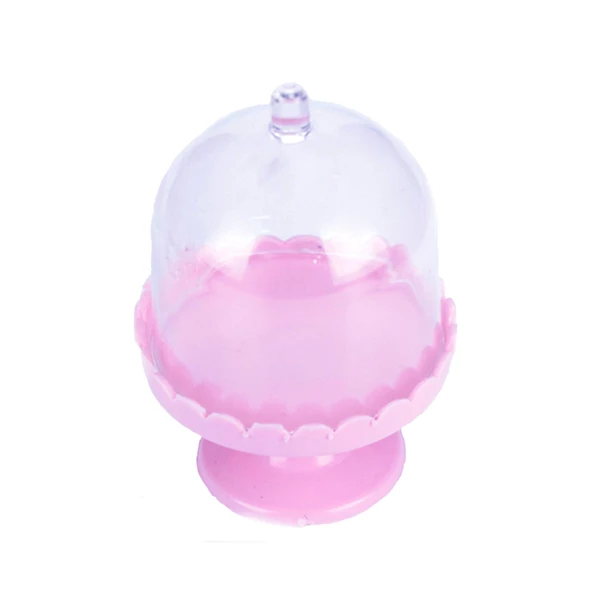 Kutu Cupcake Ayaklı Modeli  Yerli  (12 Adet)  Pembe