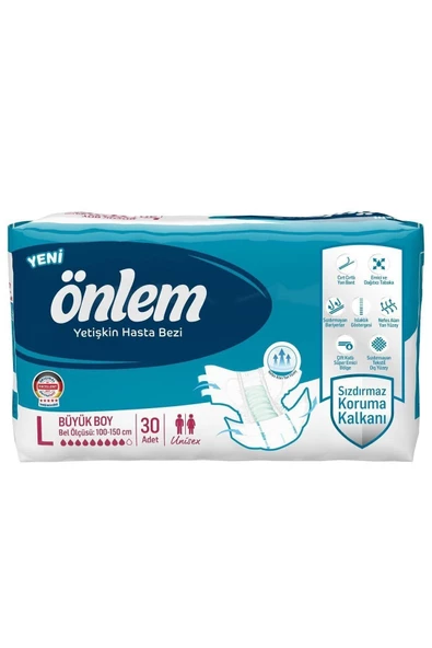 Önlem Yetişkin Hasta Bezi Büyük Boy ( Large) 30 Adet ürün görseli 1