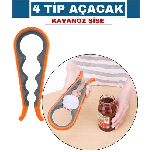 ModaCar 4 ADET Wangsness 4 Tip Kavanoz Şişe Açacağı 717197