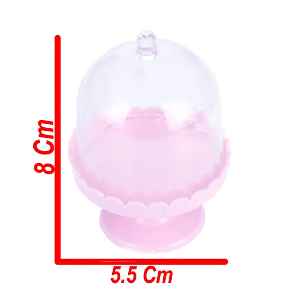 Kutu Cupcake Ayaklı Modeli  Yerli  (12 Adet)  Pembe - 2