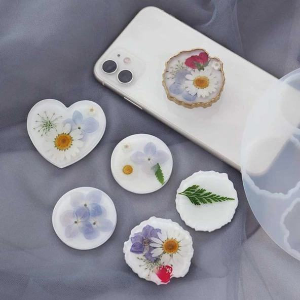 Epoksi Silikon Telefon Parmak Tutucu Kalıbı - 2